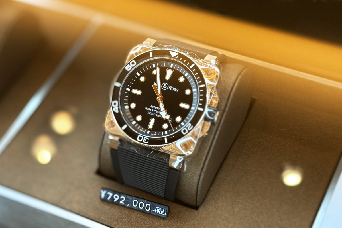 ベル＆ロス「BR-03 Diver Black Bronze」入荷｜ブロンズケースの魅力と300m防水スペック